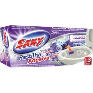 Pastilha Adesiva Sanitaria Lavanda 3Und Sanymix