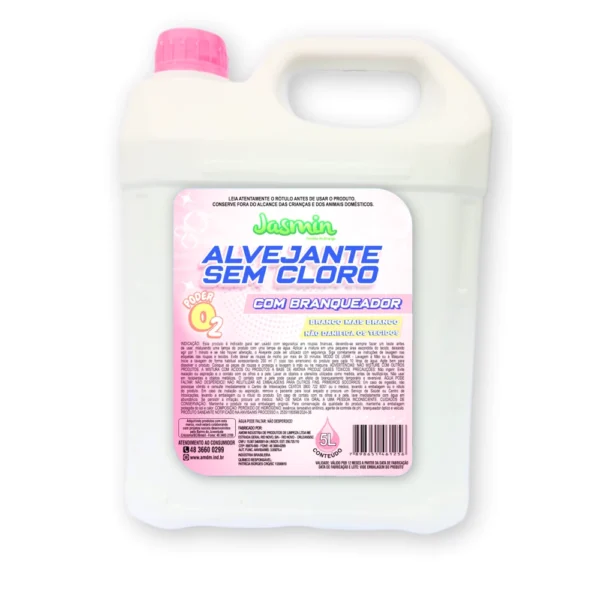 Alvejante Sem Cloro Com Branqueador 5L Jasmin