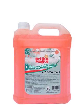 Sabonete Liquido Pessego 5L Brilho Magico