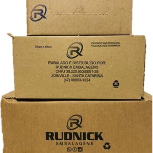 Caixa Sacola Plastica G 50X60 Gold 3.65 Kg Rudnick
