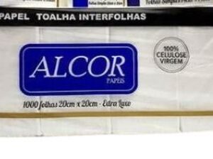 Papel Toalha Interfolha Branco 1000 Folhas