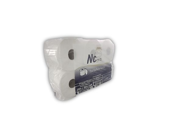 Papel Toalha Bobina 100% Cel. 200 Mts 6 Rolos Auto Corte