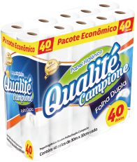 Papel Higienico Fd 10X30M 40 Rolos Qualite Campione
