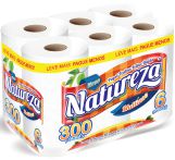 Papel Toalha Multiuso Fd 6 Rolos 300 Folhas Natureza