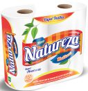 Papel Toalha Multiuso Fd 2 Rolos 100 Folhas Natureza
