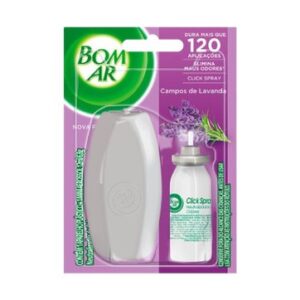 Aromatizador Spray Aparelho + Refil Lavanda Bom Ar