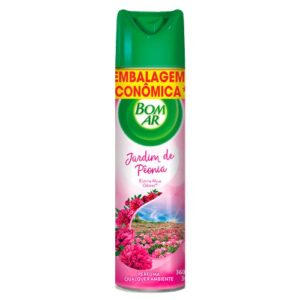Aromatizador Aerossol Jardim Peonia 360Ml Bom Ar