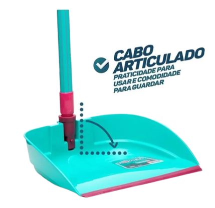 Pa Para Lixo C/ Cabo Longo Forta