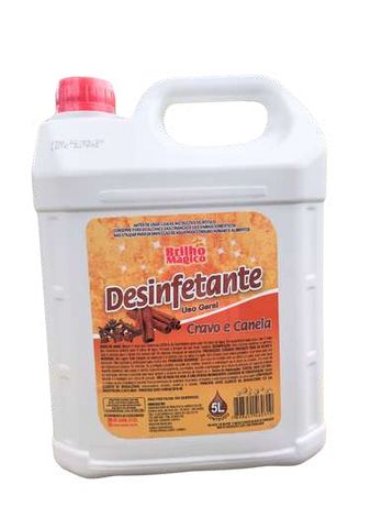 Desinfetante Cravo E Canela 5L Brilho Magico