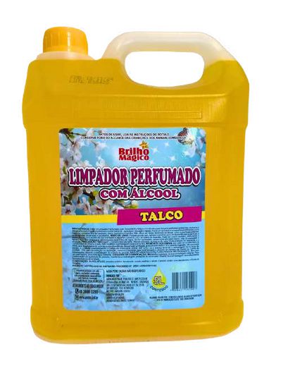 Limpador Perfumado C/ Alcool Talco 5L Brilho Magico