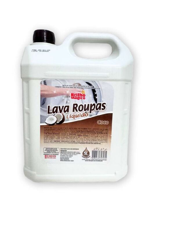 Lava Roupas Liquido Coco 5L Brilho Magico