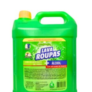 Lava Roupas Liquido Com Bicarbonato E Alcool 5L Jasmin
