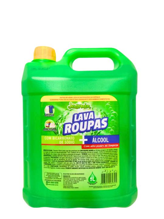 Lava Roupas Liquido Com Bicarbonato E Alcool 5L Jasmin